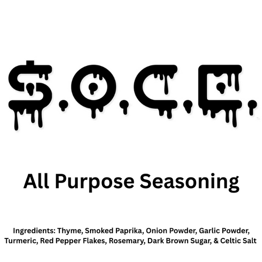 All-Natural Seasonings (9oz) - $12 per bottle