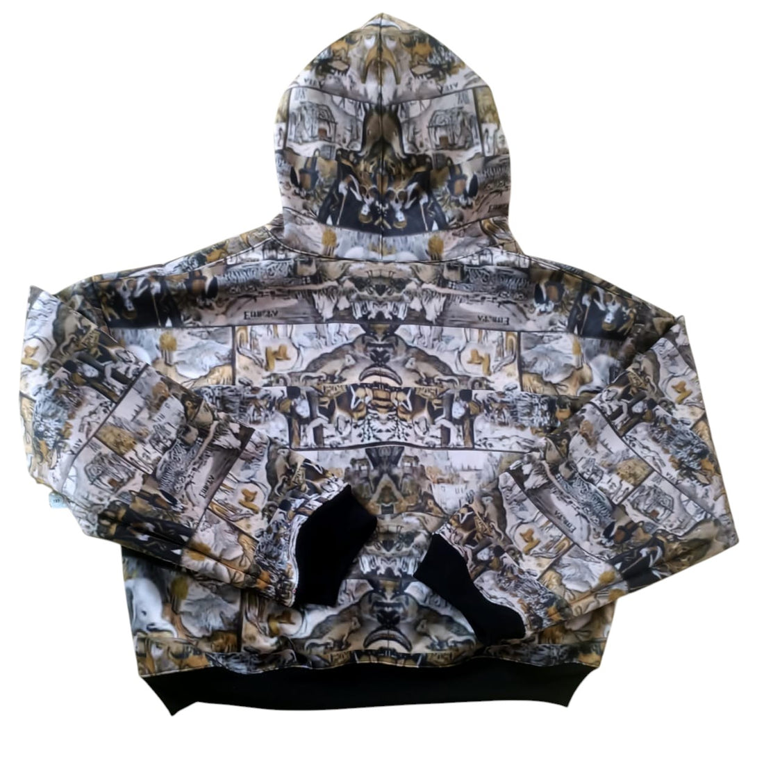 Old World Genuine Leather Hooded Jacket