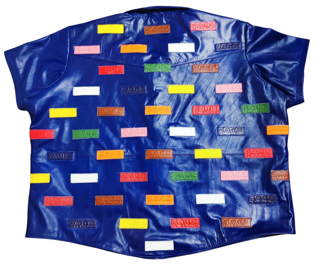 Black Label Patched Button Up